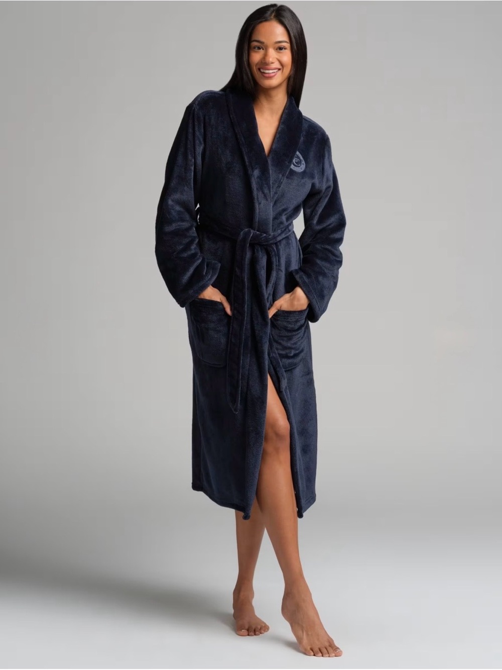 Comfrt Dreamday Robe - Navy